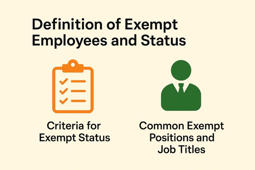 Definition of Exempt Employees and Exempt Status