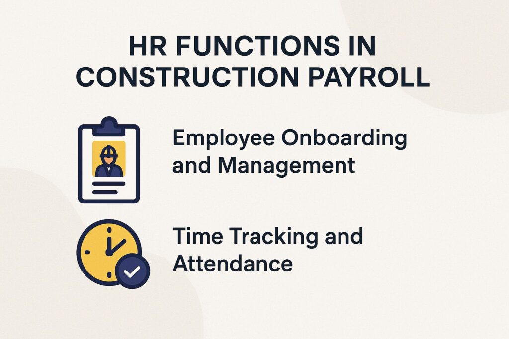 HR Functions in Construction Payrol