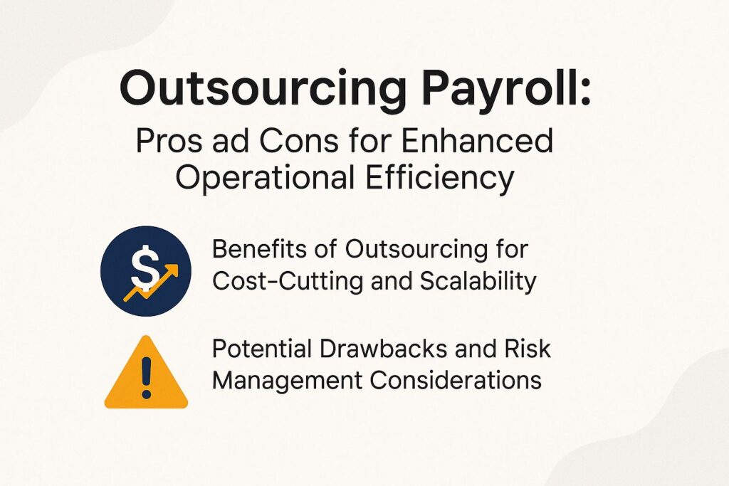 Outsourcing Payroll: Pros and Cons for Enhanced Operational Efficiency