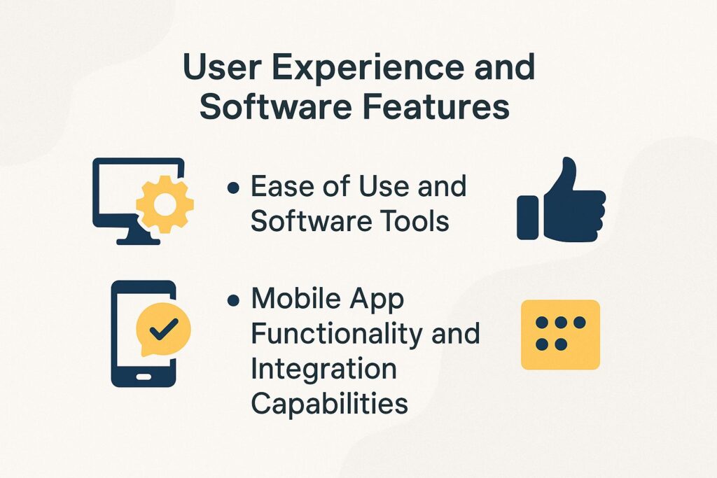 User Experience and Software Features